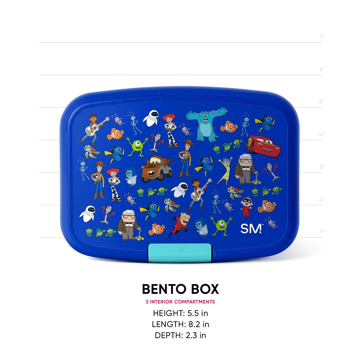 Disney Pixar Kids Bento Box