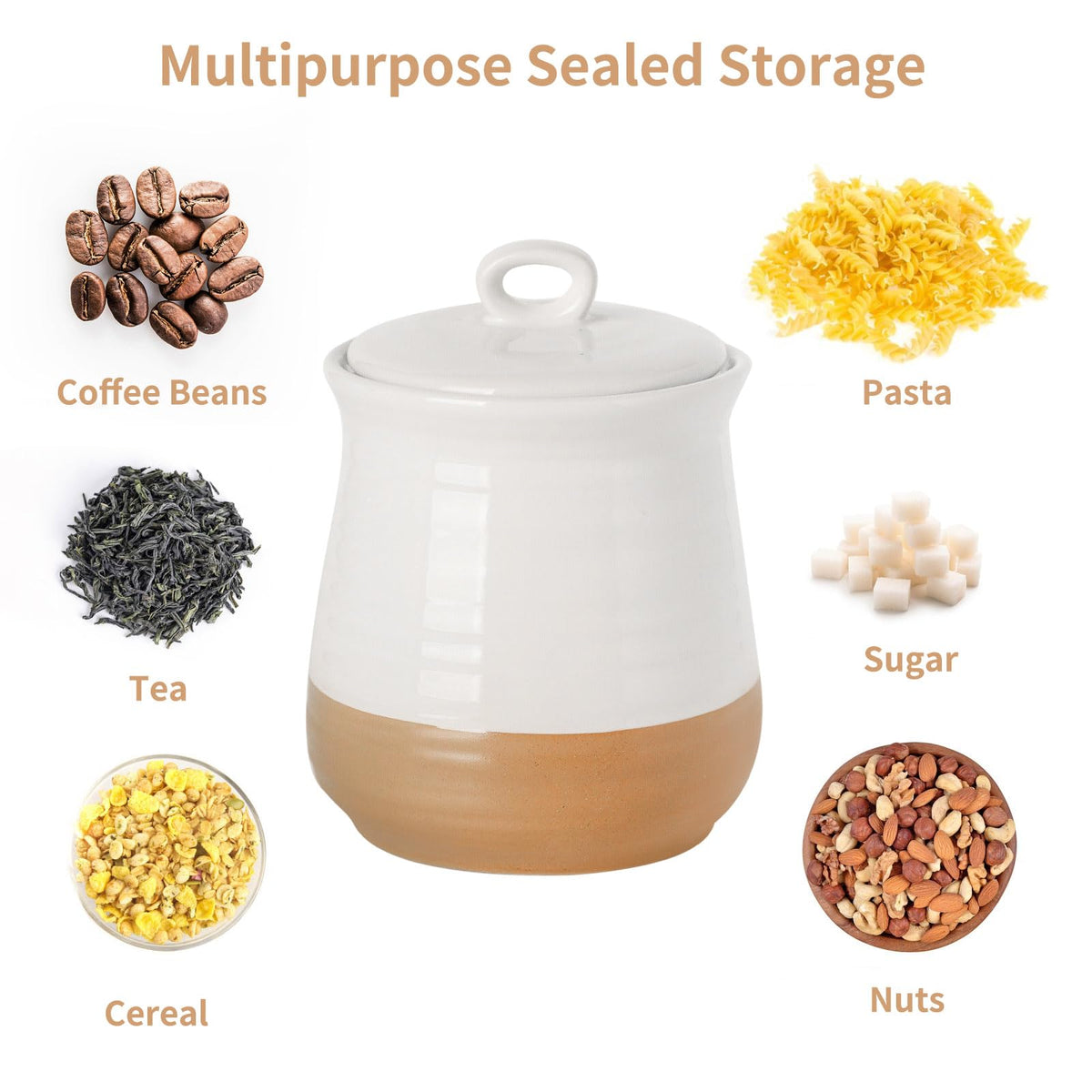 Ceramic Food Storage Jar