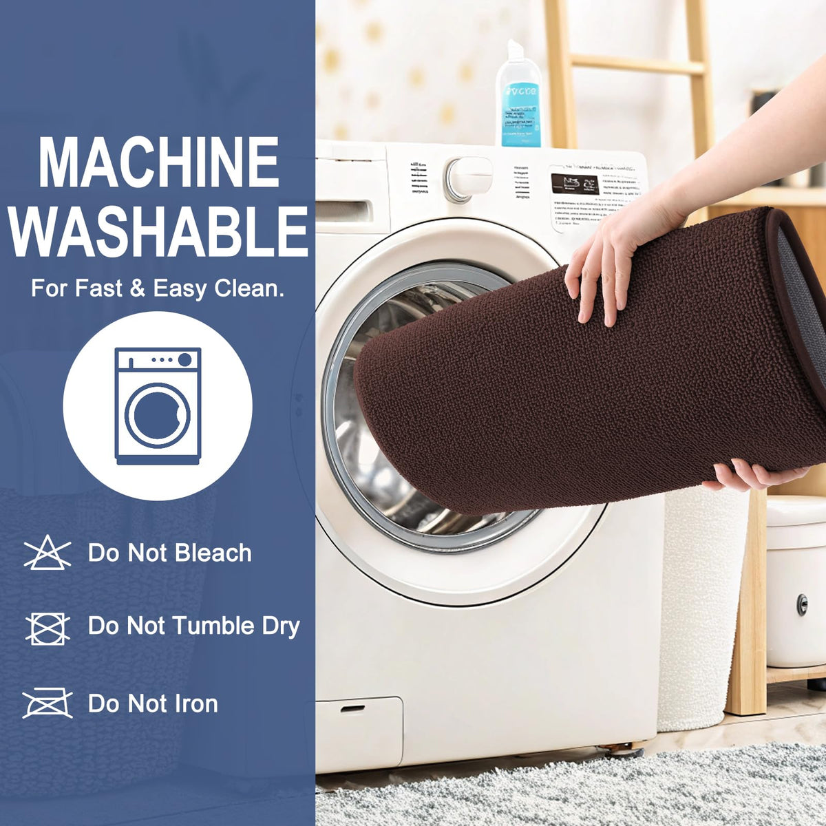 Memory Foam Large Bathroom Rugs 44x32