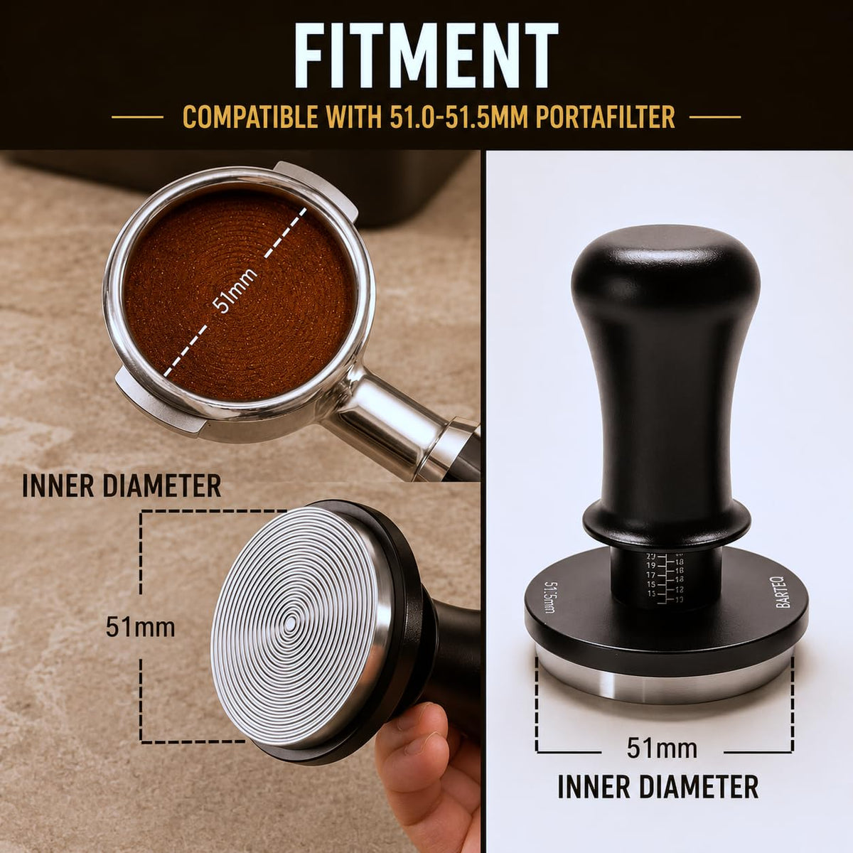 51mm Premium Professional Barista Kit 4