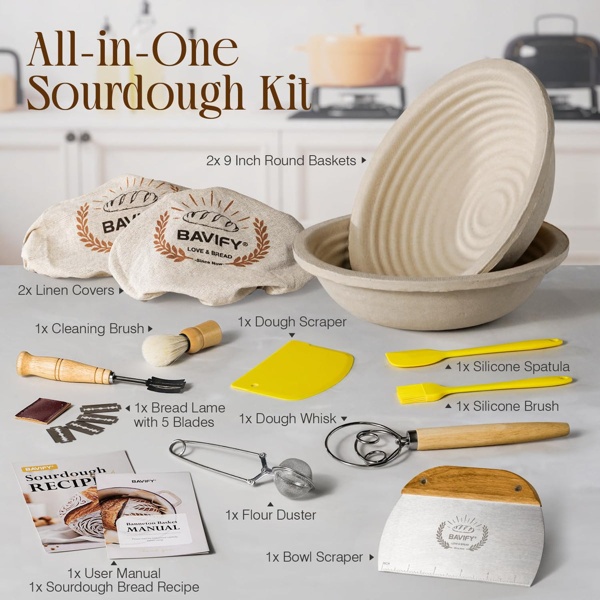 Sourdough Starter Kit (4 Count)