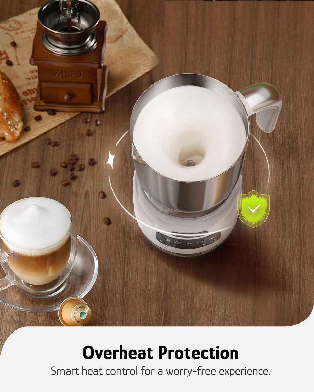 Electric Milk Frother and Steamer