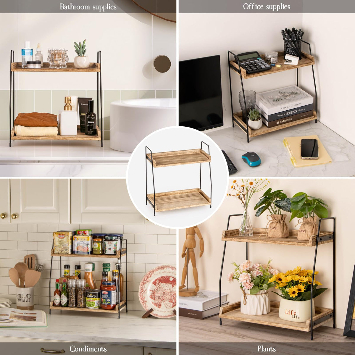Countertop Coffee Station Organizer