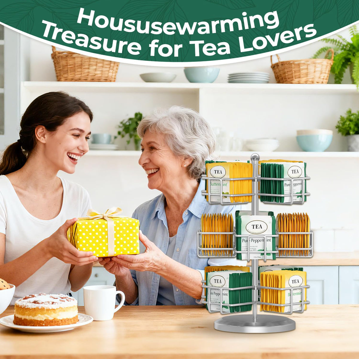 Tea Bag Holder Organizer for Counter