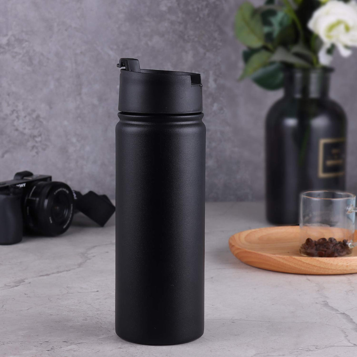Tea Infuser Bottle With Removable Loose Leaf Tea Strainer Cup 18