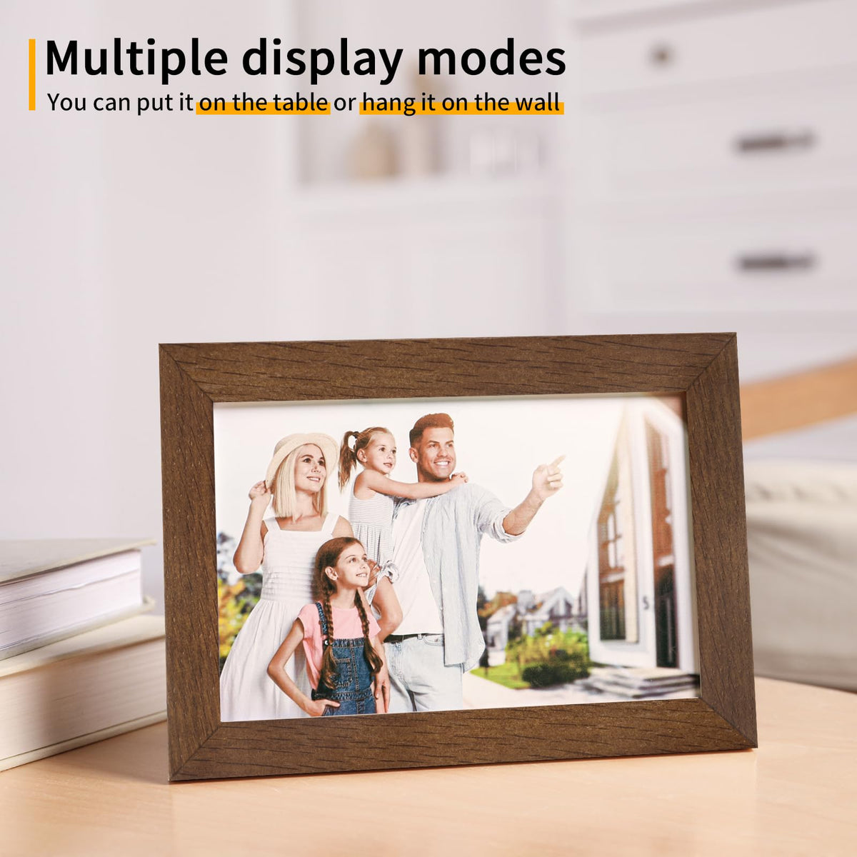 4x6 Solid Oak Wood Picture Frame