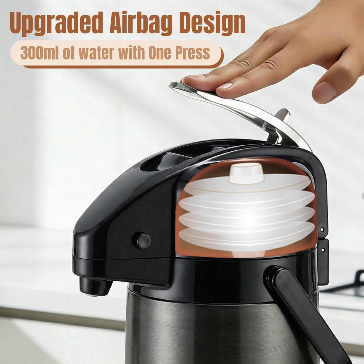 Airpot Coffee Dispenser with Pump