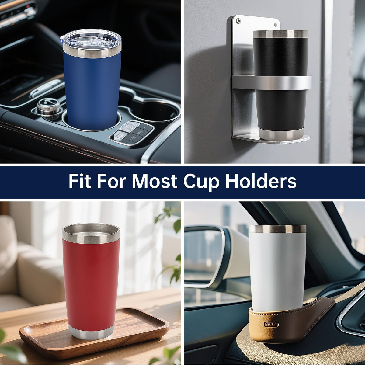 32 Pack 20oz Stainless Steel Insulated Bulk Tumblers with Lid&Straw (32 Count)