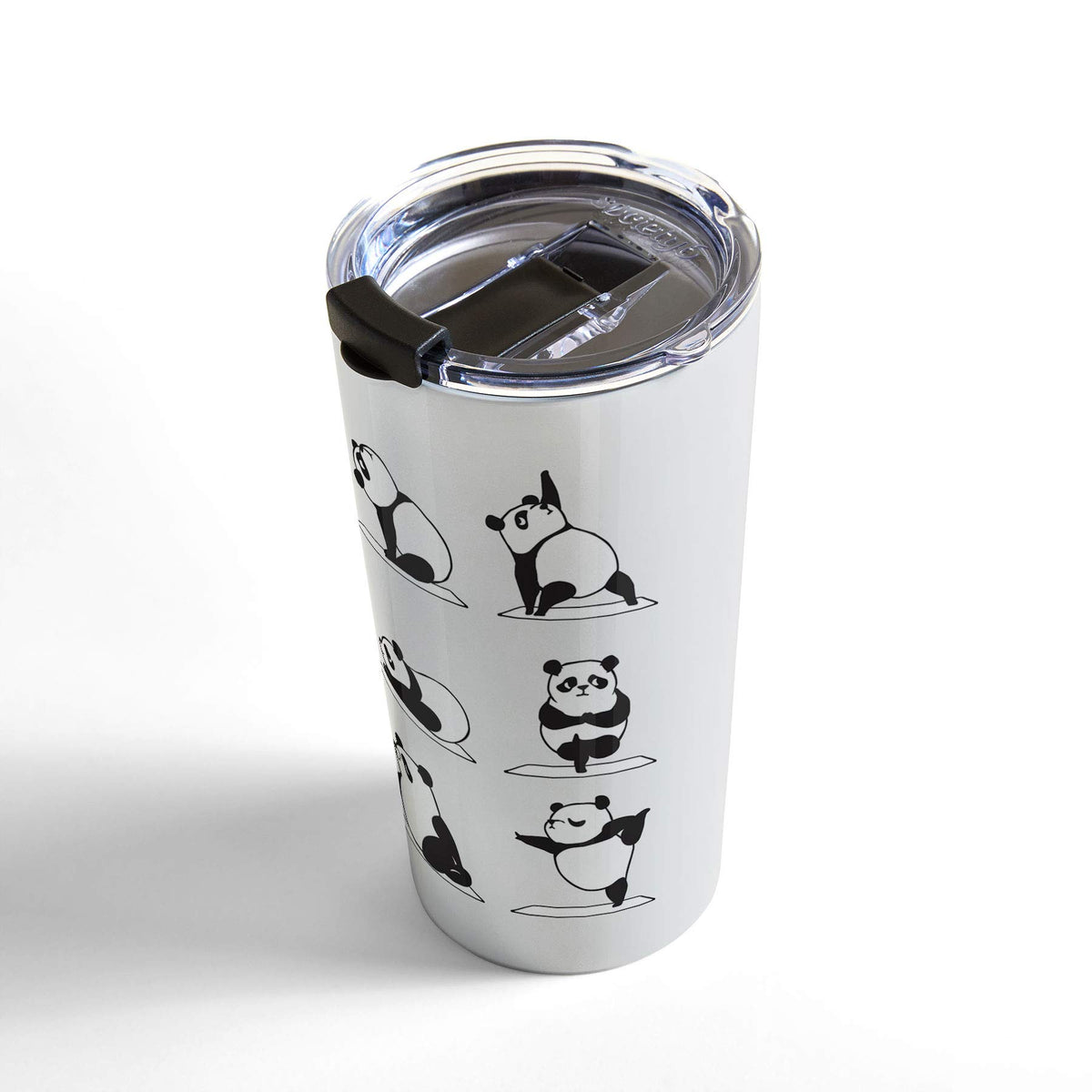 Huebucket Panda Yoga Travel Mug