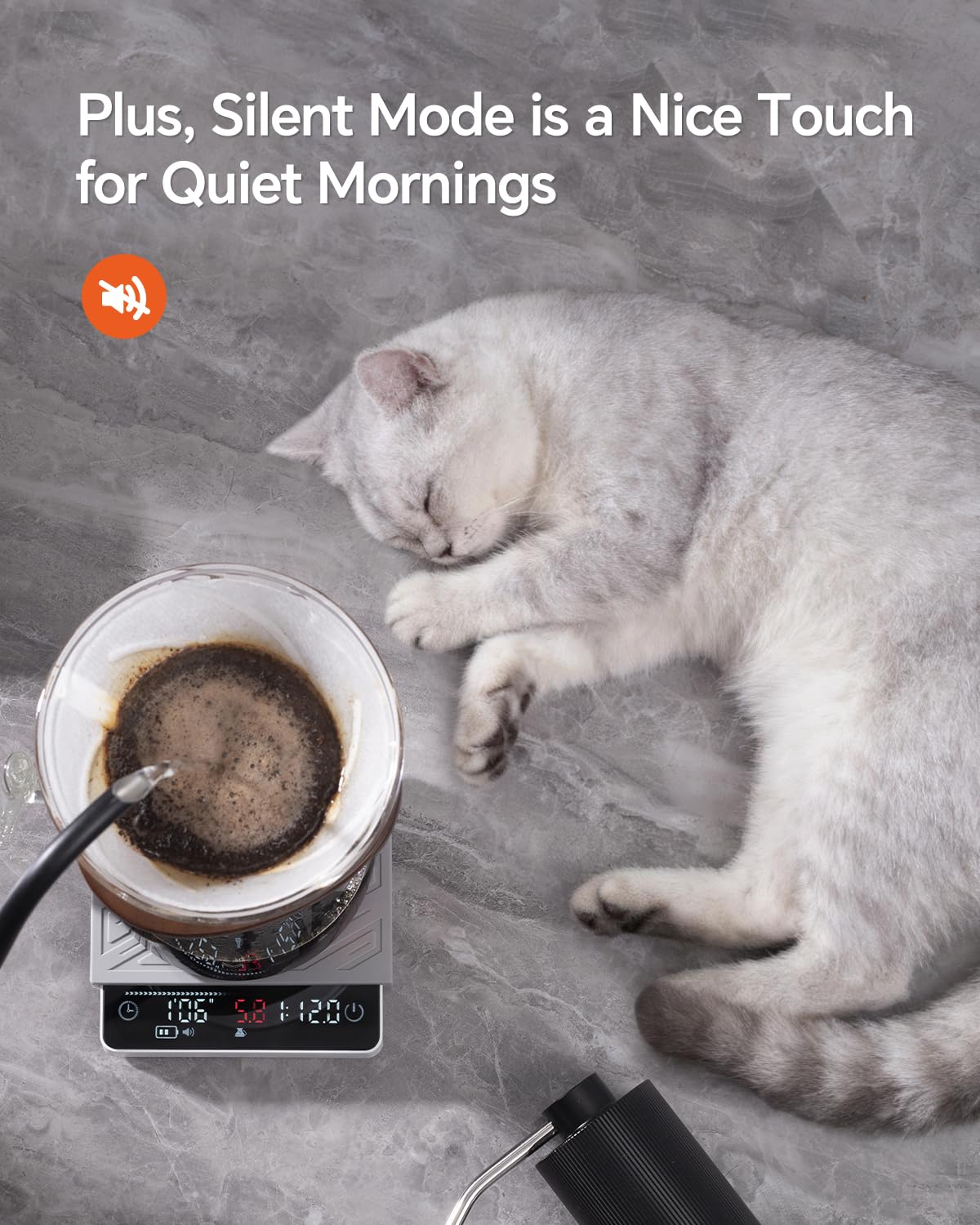 Digital Mini Coffee Scale with Timer