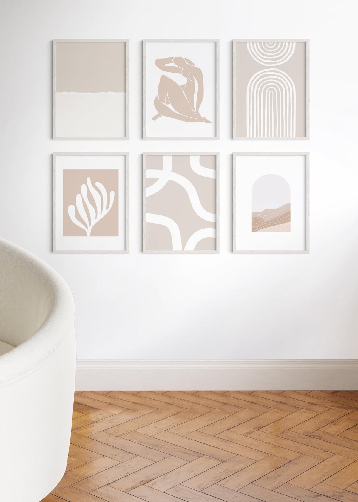 White Oak Wood 18x24 Picture Frames (9 Count)