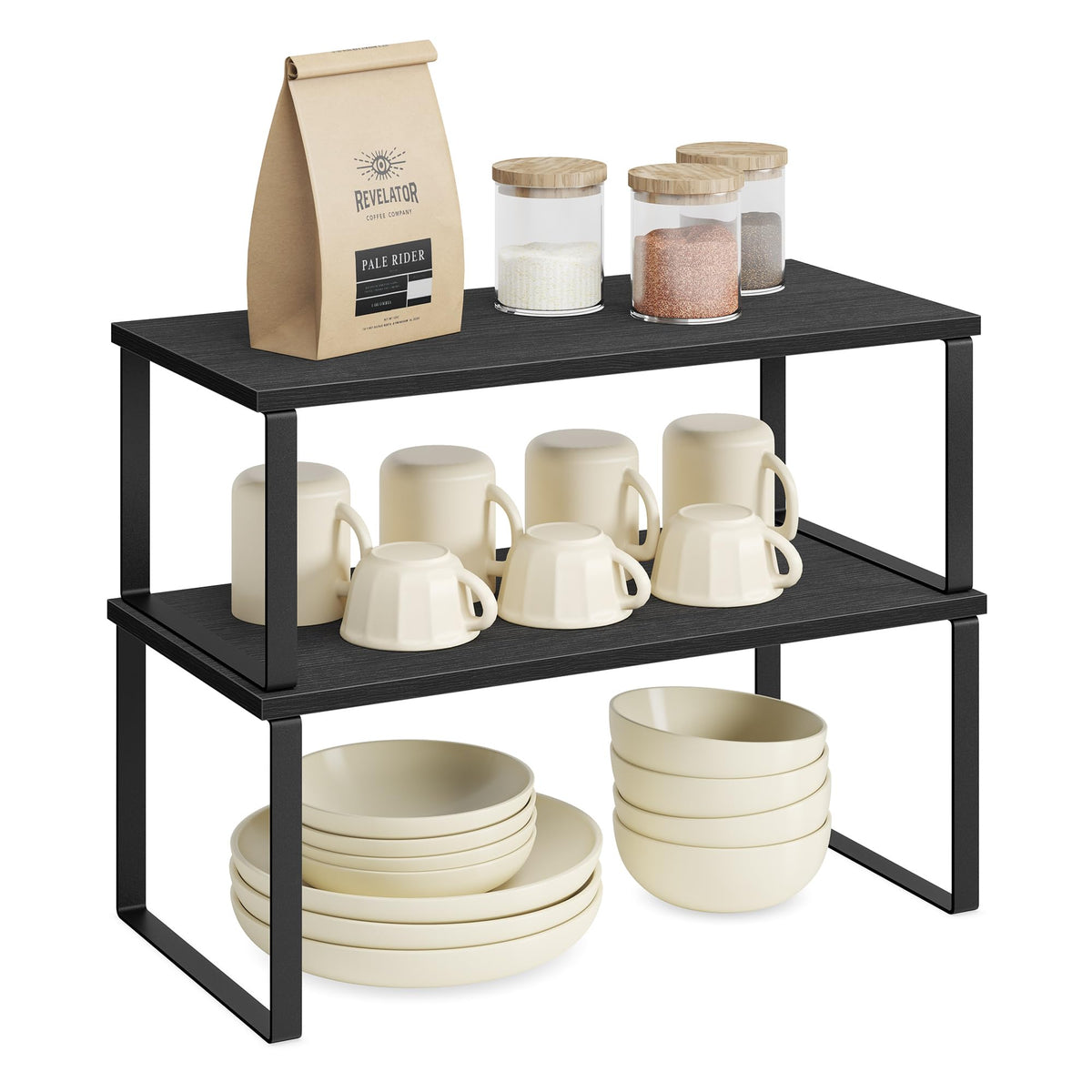 Cabinet Organizer Shelf (2 Count)