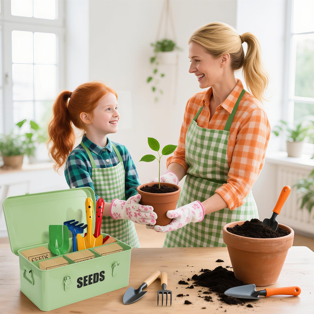Seed Saving Box with 4 Compartments