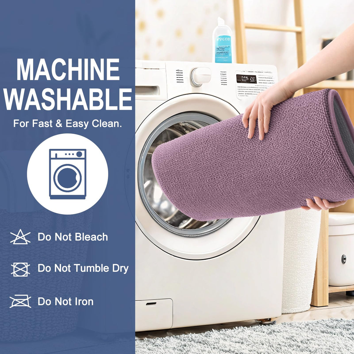 Memory Foam Bathroom Runner Rug 47x24