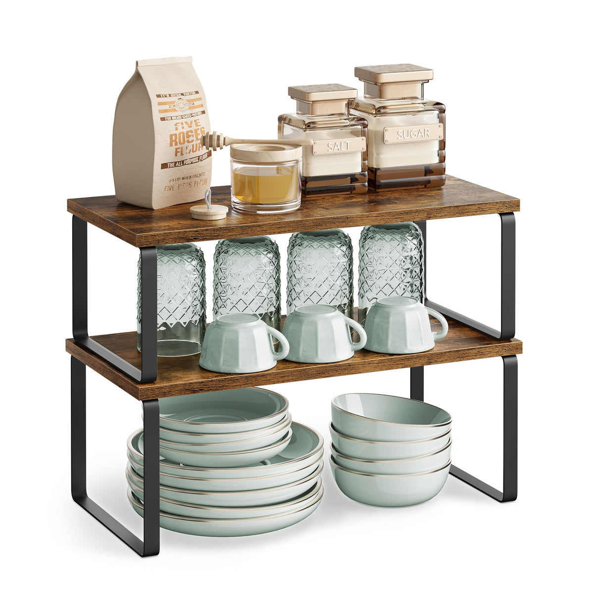 Cabinet Organizer Shelf (2 Count)