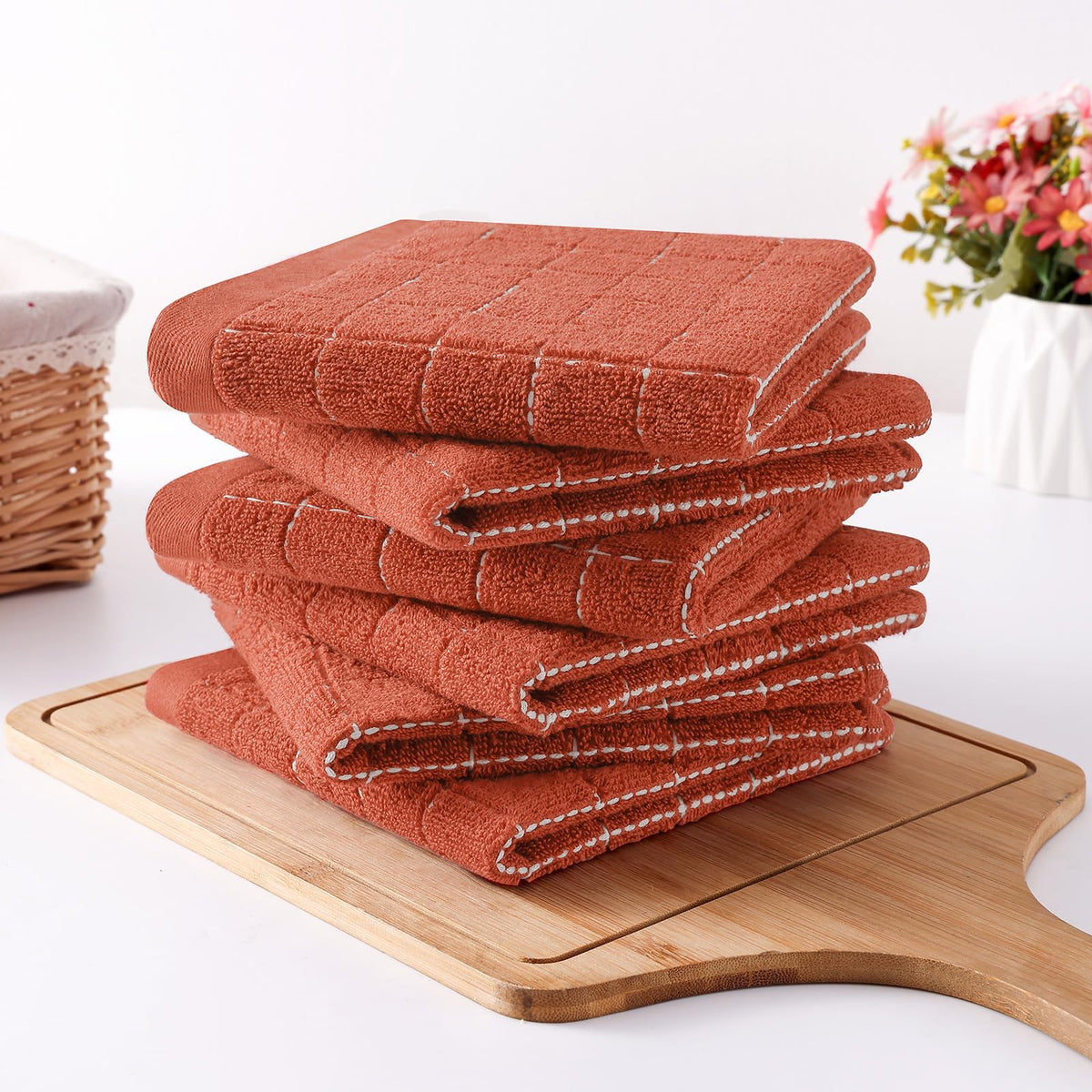 100% Cotton Terry Kitchen Towels (12 Count)
