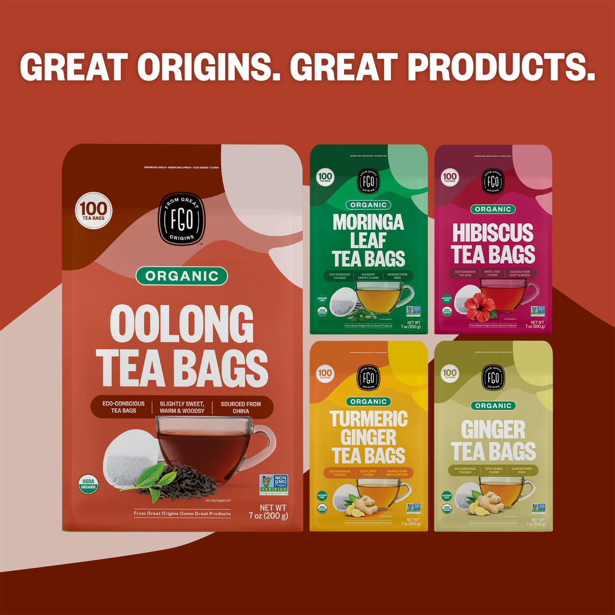 Organic Oolong Tea (100 Count)