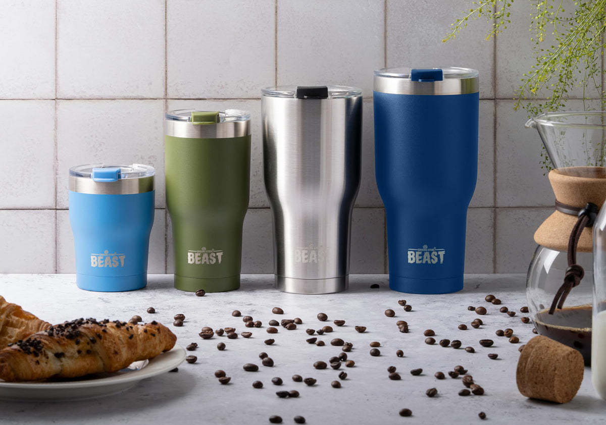 Beast 40 oz Tumbler Stainless Steel Vacuum Insulated Coffee Ice Cup Double Wall Travel Flask