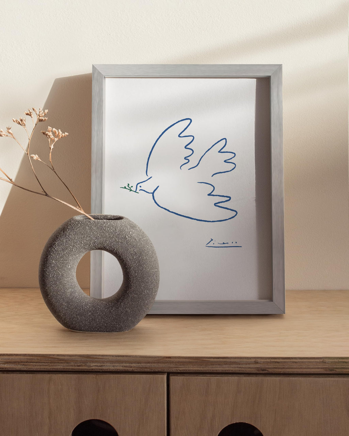 6x8 Silver Metal Picture Frame