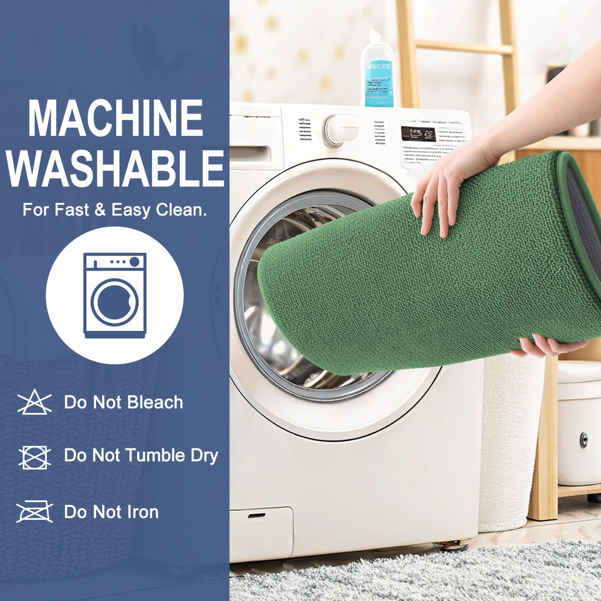 Memory Foam Bathroom Runner Rugs 59x24