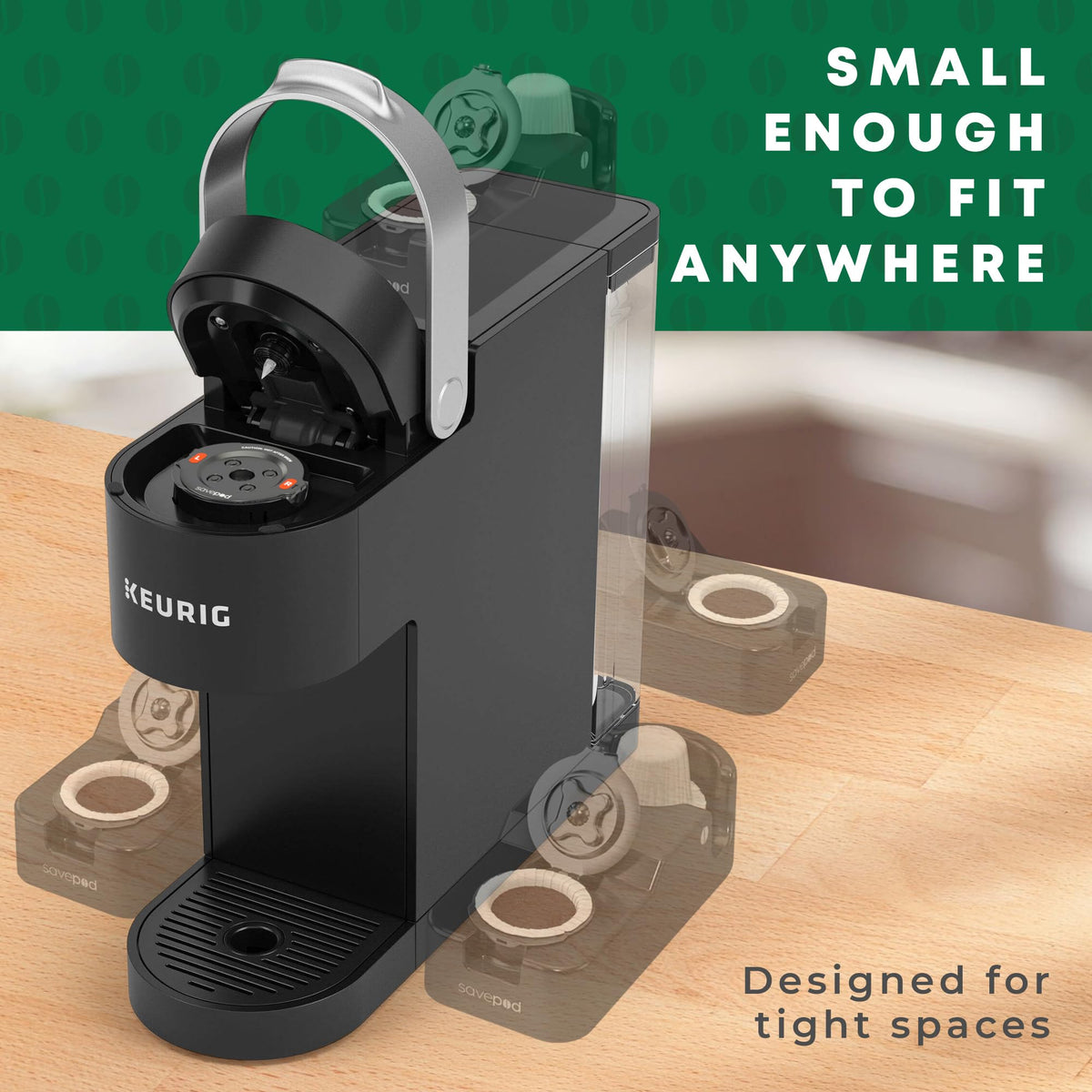 Coffee Pod Maker Lite Kit with 25 Filters for Keurig Brewers
