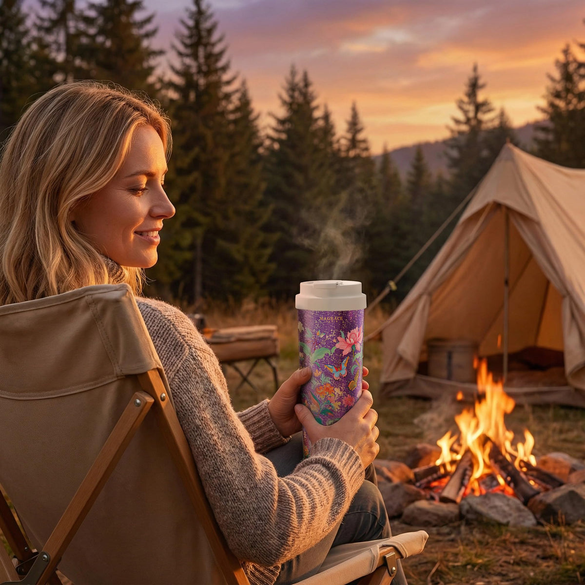 Titanium Travel Coffee Mug 27oz UltraLight Vacuum Insulated Tumbler