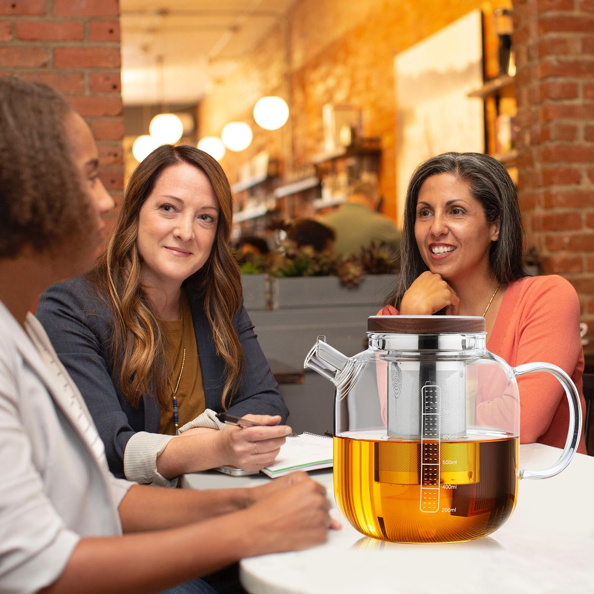 Glass Teapot with Infuser and Lid