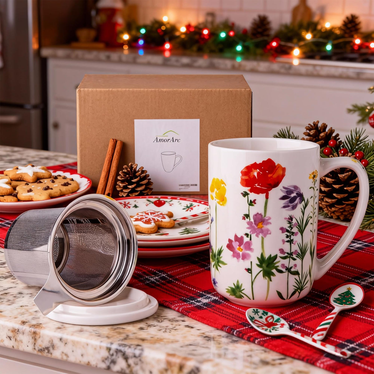 Tea Cup With Infuser and Lid