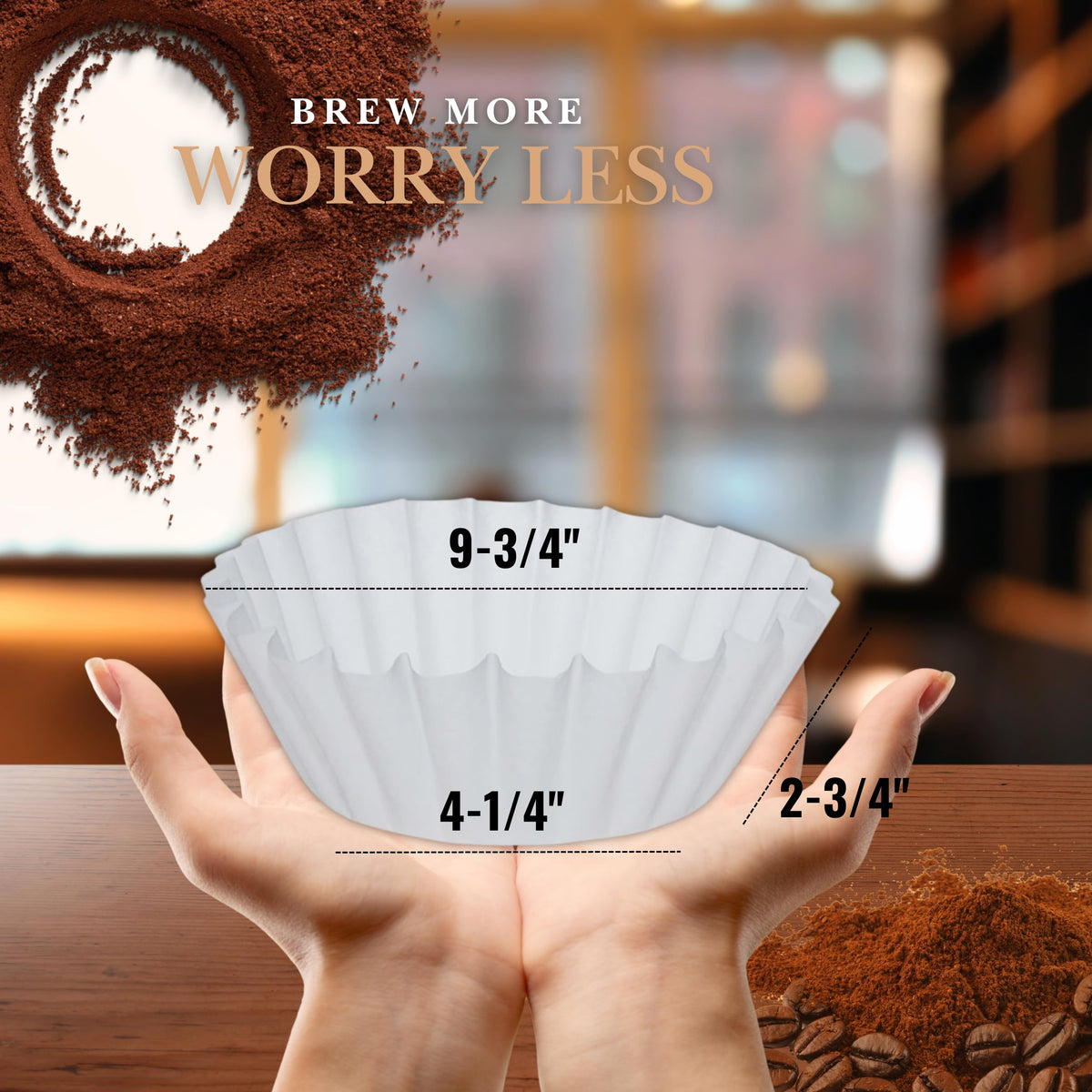 12 Cup Commercial Coffee Filters (500 Count)