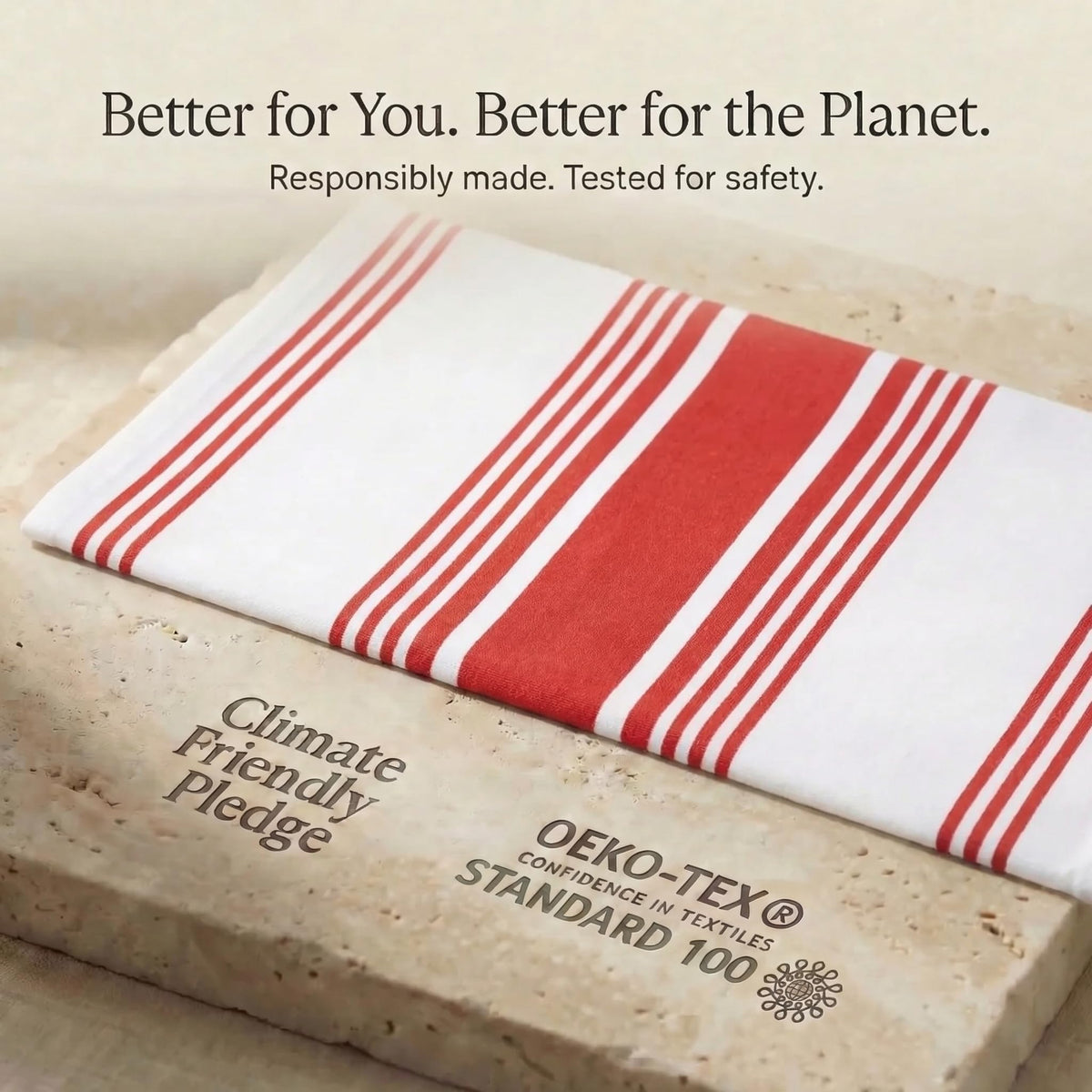 Kitchen Towels Cotton Dish Towels 20”x30” (6 Count)