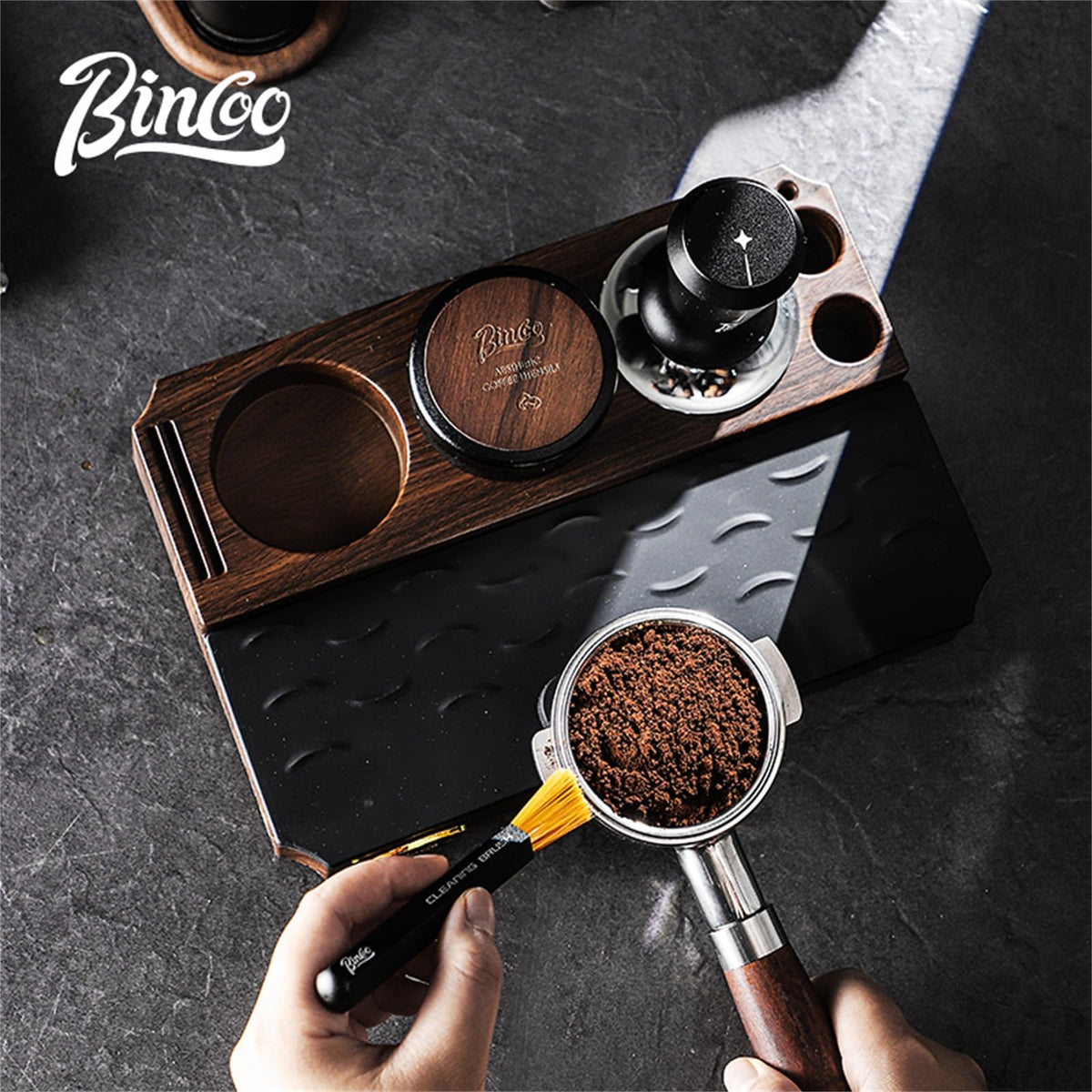 Multifunctional Espresso Tamping Station