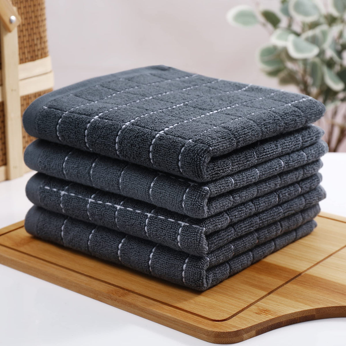100% Cotton Terry Kitchen Towels (18 Count)