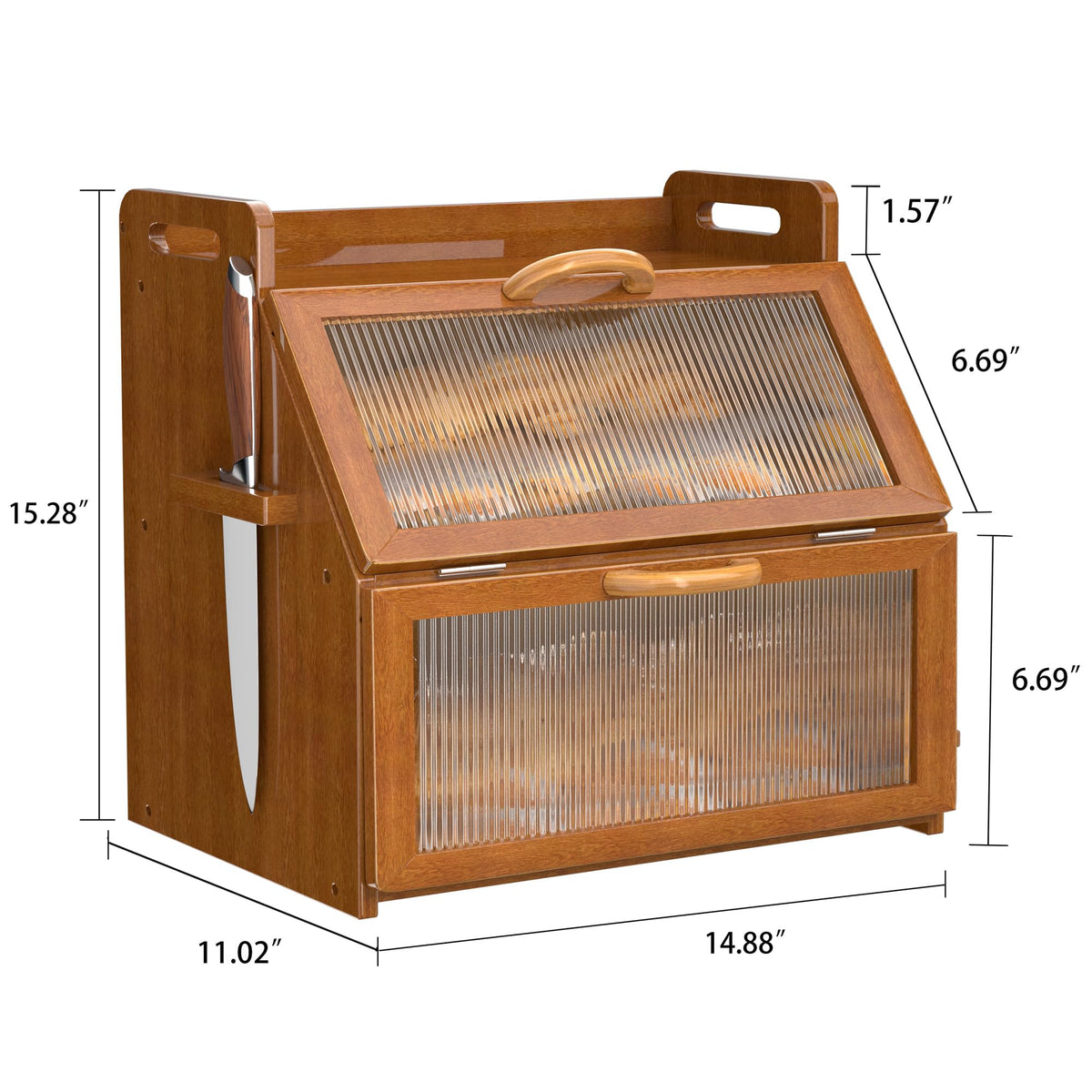 Bread Box for Kitchen Countertop