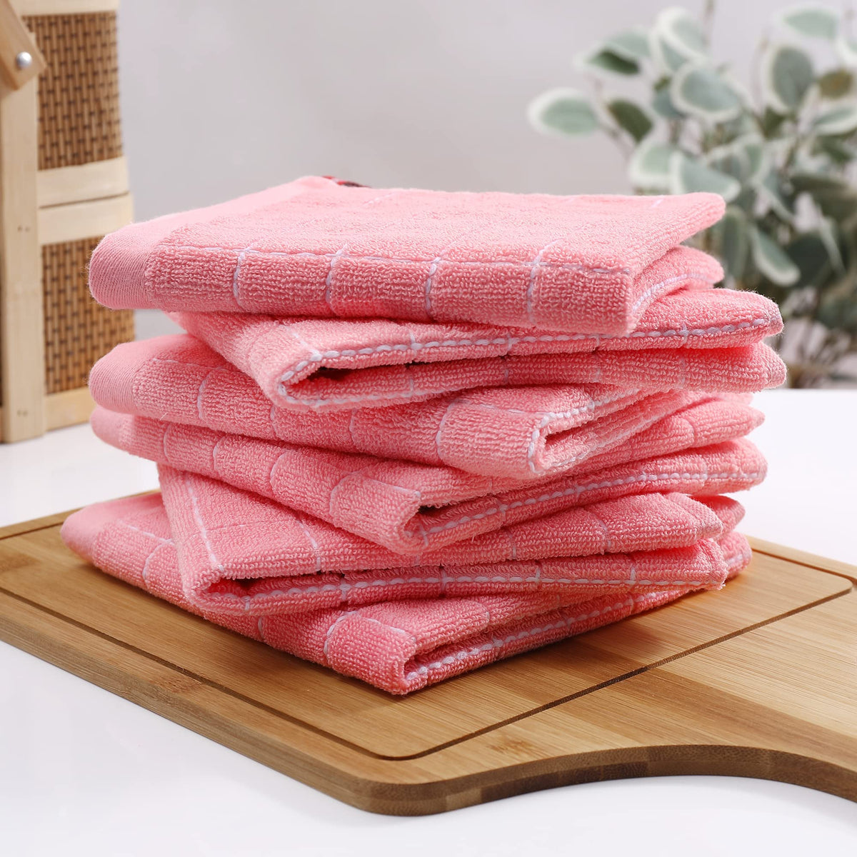 100% Cotton Terry Kitchen Dish Cloths (18 Count)