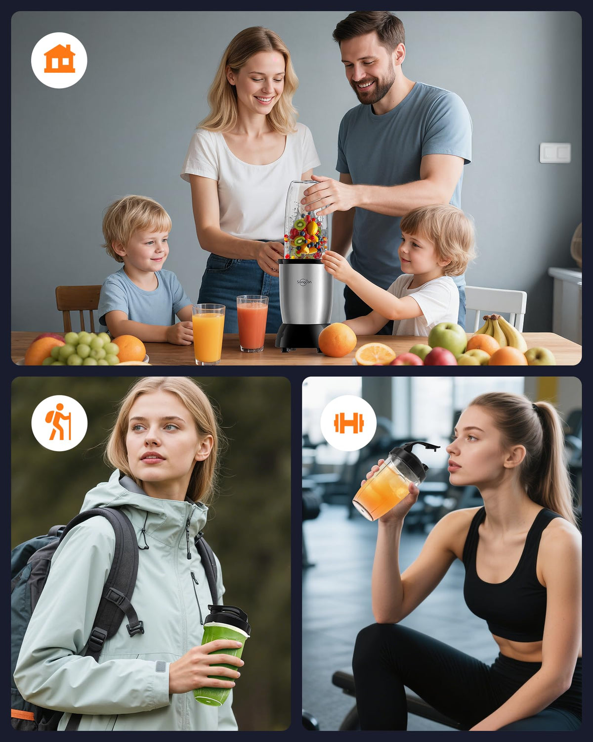 1000W Personal Smoothie Blender