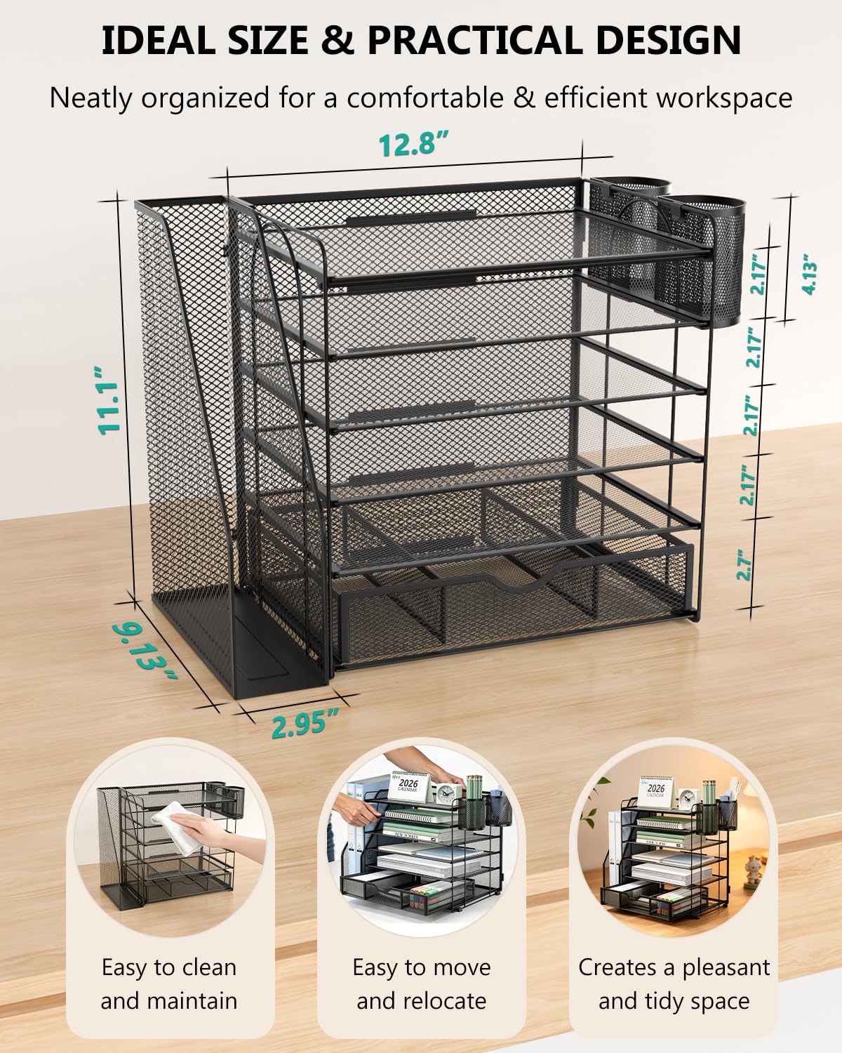 Desk File Organizer