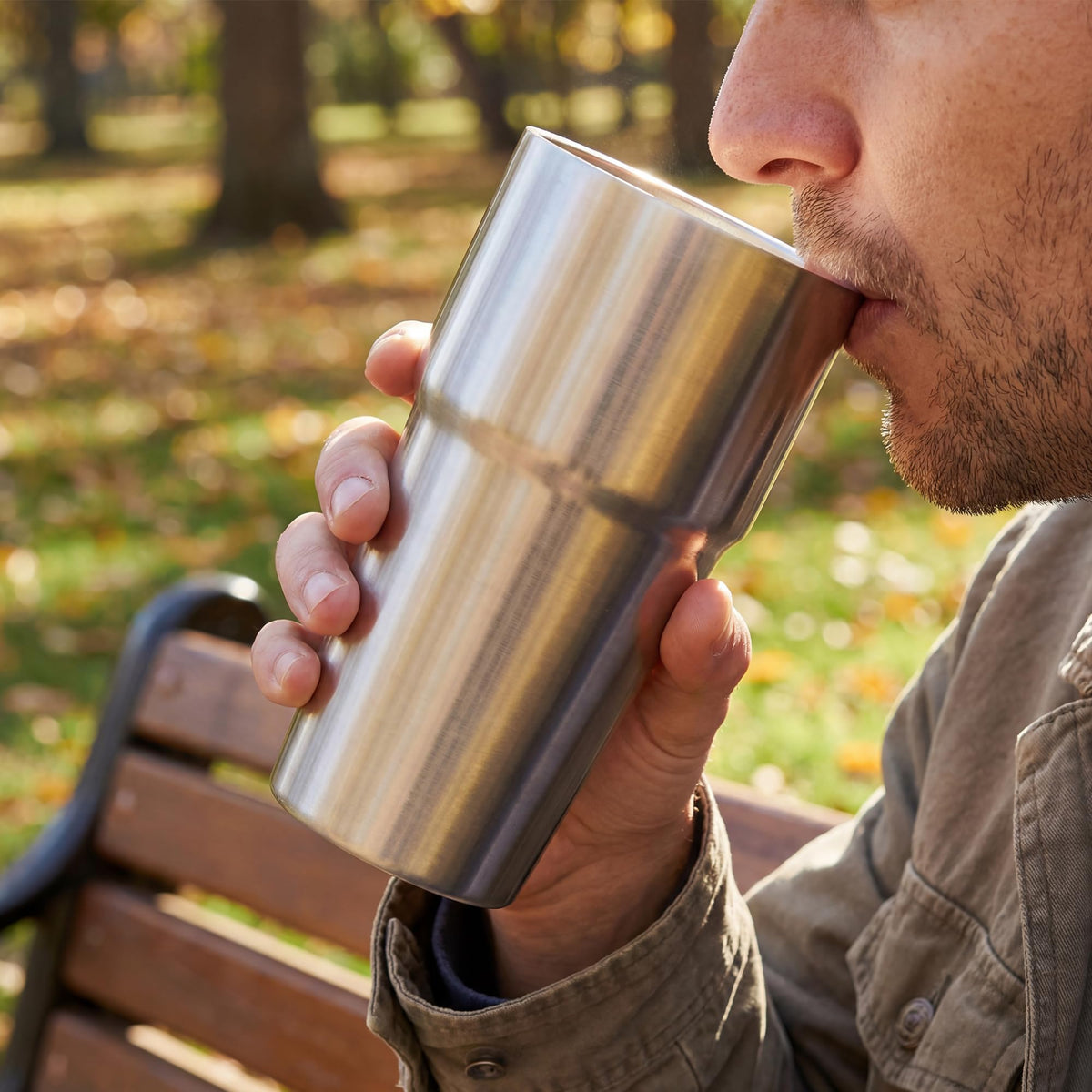 16oz Tumbler Double Wall Vacuum Insulated Travel Mug Bulk (12 Count)