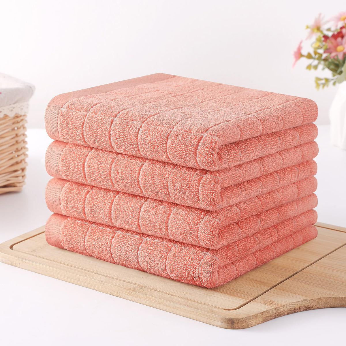 100% Cotton Terry Kitchen Towels (6 Count)