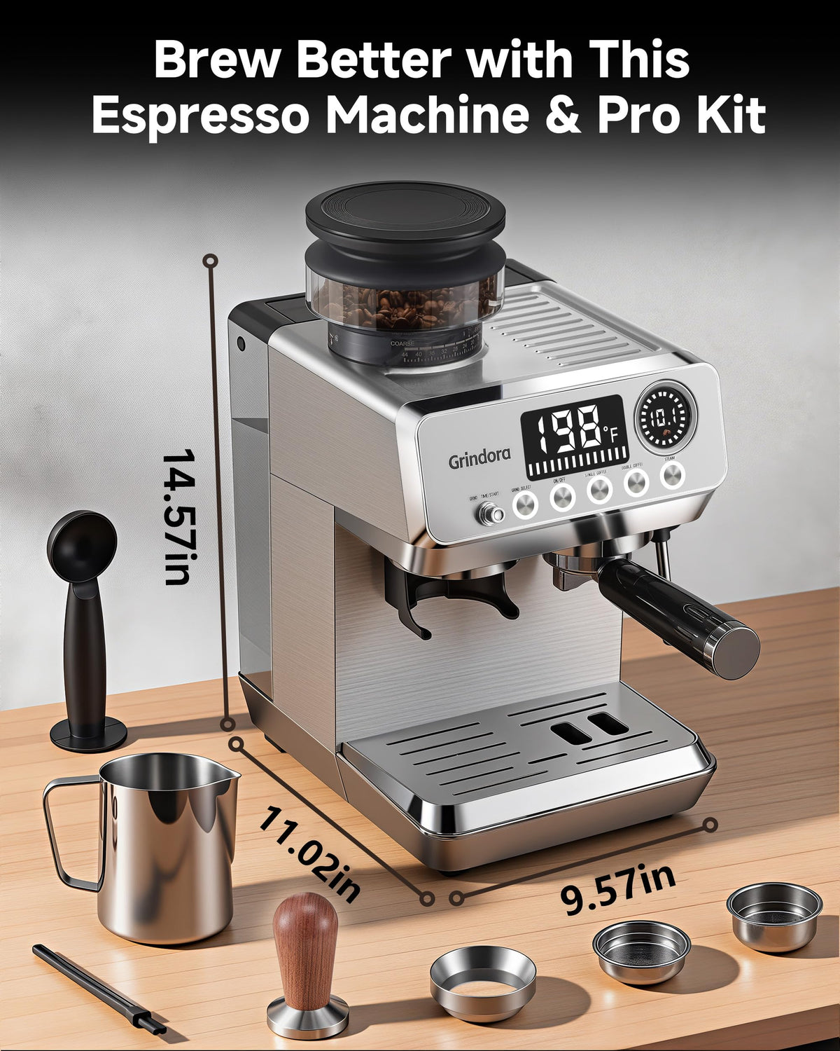 Espresso Machine with Grinder