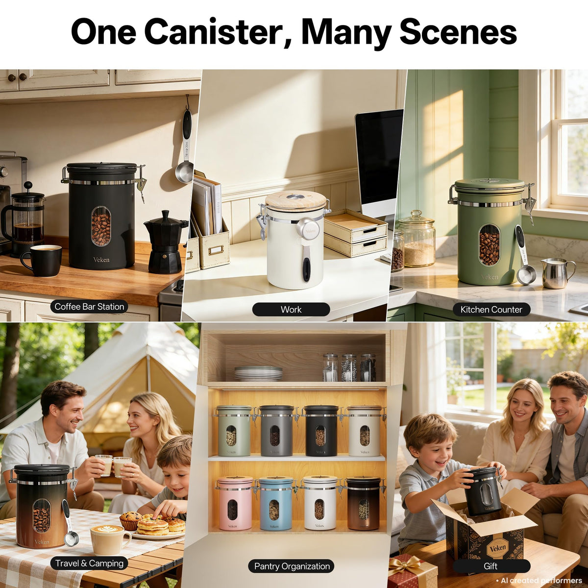 Coffee Canister with Window