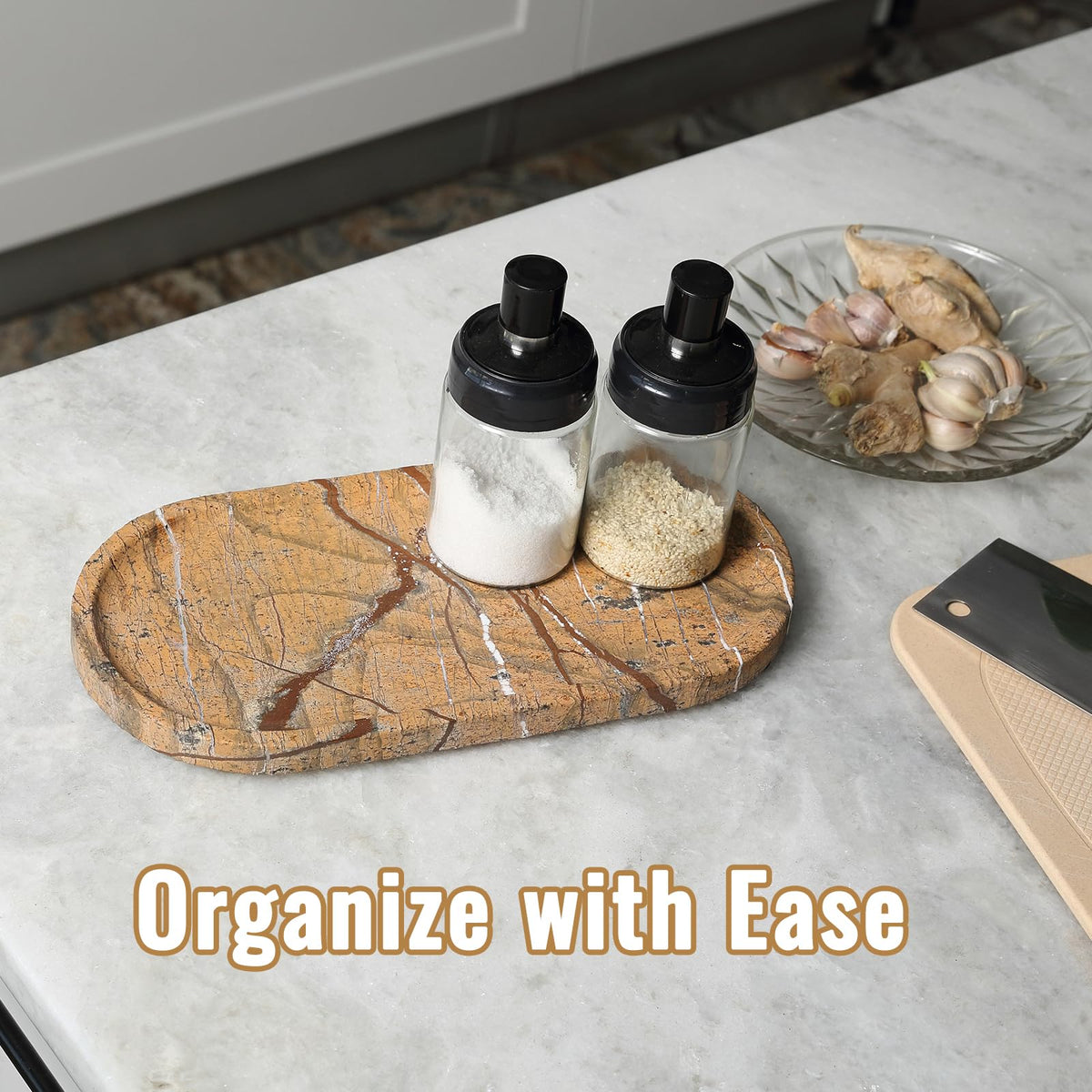 Indian Natural Marble Decorative Tray