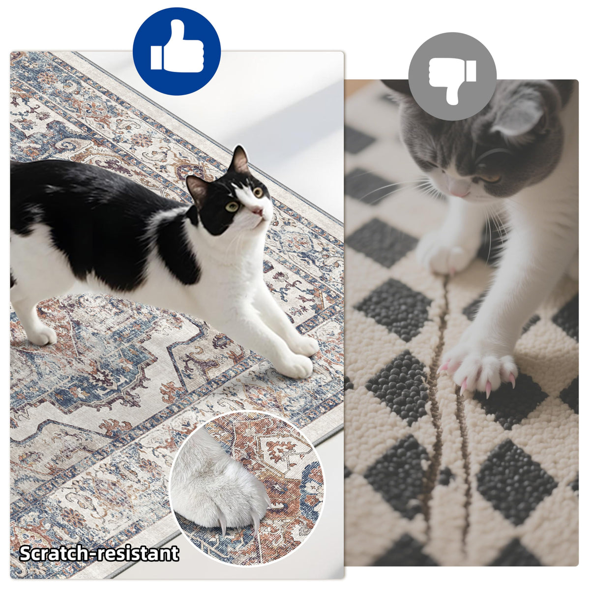 2 Piece Kitchen Runner Rug Set (14 Sq Ft)