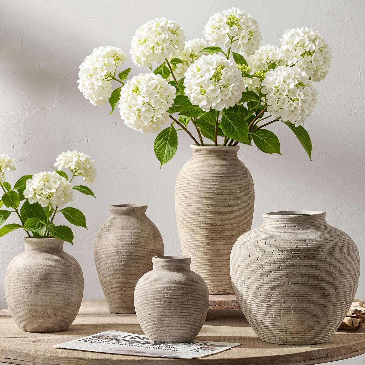 Ceramic Flower Vase Home Decor
