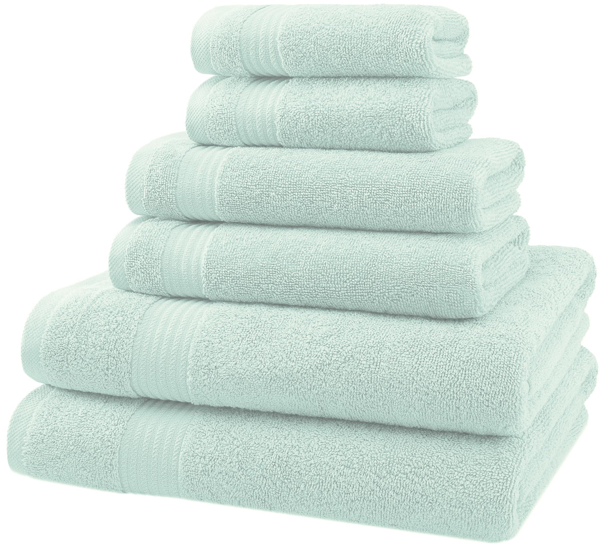 6 Piece Towel Set for Bathroom (6 Count)