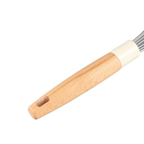 Egg Beater Whisk Kitchen Manual Egg Beater Handheld Milk Frother Wooden Handle Foam Machine Baking Coffee Blender Kitchen Whisk
