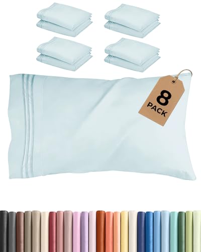 Queen Pillow Cases Set of 8 (8 Count)