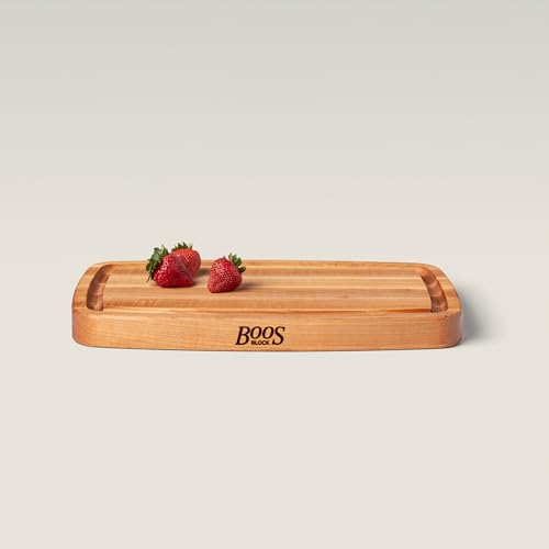 CB Series Rectangular Wooden Maple Cutting Board 18”x10.5”