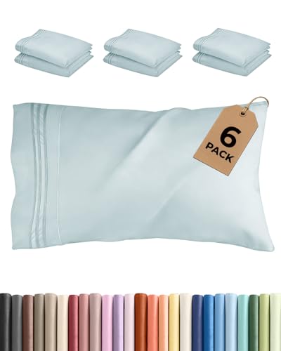 King Standard Pillow Cases Set of 6 (6 Count)