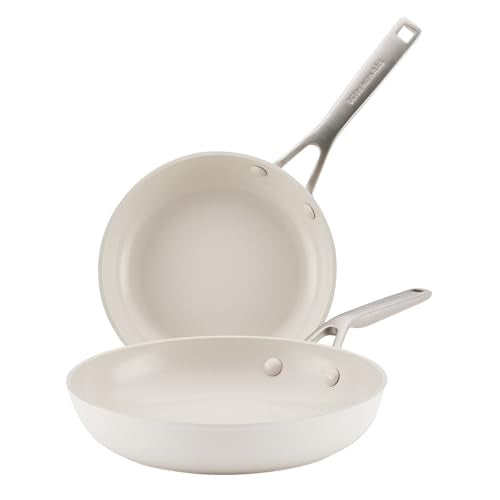 Hard Anodized Ceramic Nonstick Skillet Set