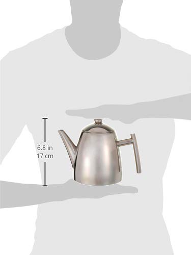 USA 18 8 Stainless Steel Teapot with Infuser